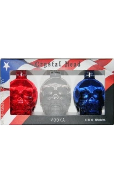 Crystal Head Vodka 3×0